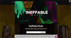 Desktop Screenshot of ineffablemusic.com